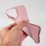 iPhone 13 Pro Max Case Hülle - Silikon Mat - Blass- Rosa