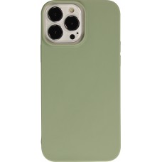 Coque iPhone 13 Pro Max - Silicone Mat - Vert clair