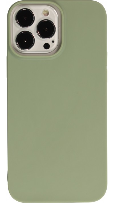 Coque iPhone 13 Pro Max - Silicone Mat - Vert clair