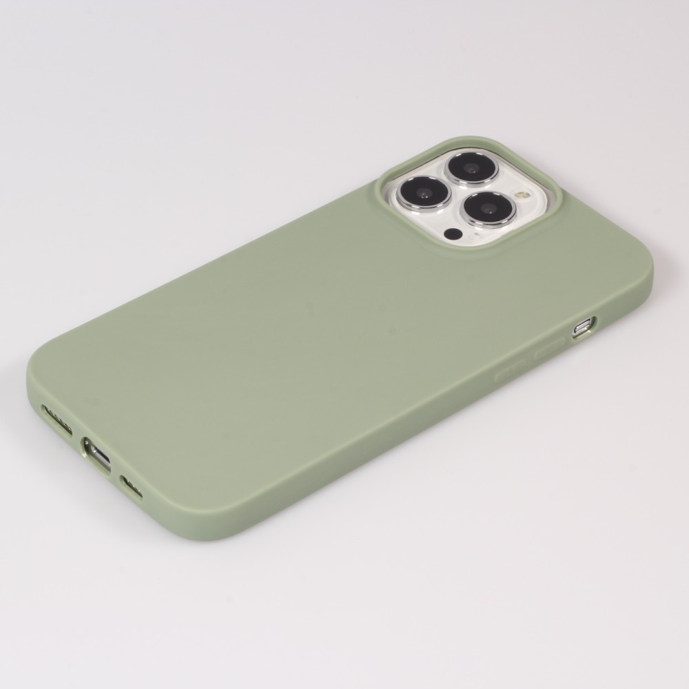 Coque iPhone 13 Pro Max - Silicone Mat - Vert clair