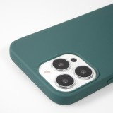 Coque iPhone 13 Pro Max - Silicone Mat - Vert foncé