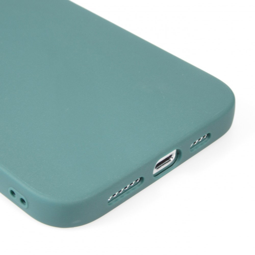 Coque iPhone 13 Pro Max - Silicone Mat - Vert foncé