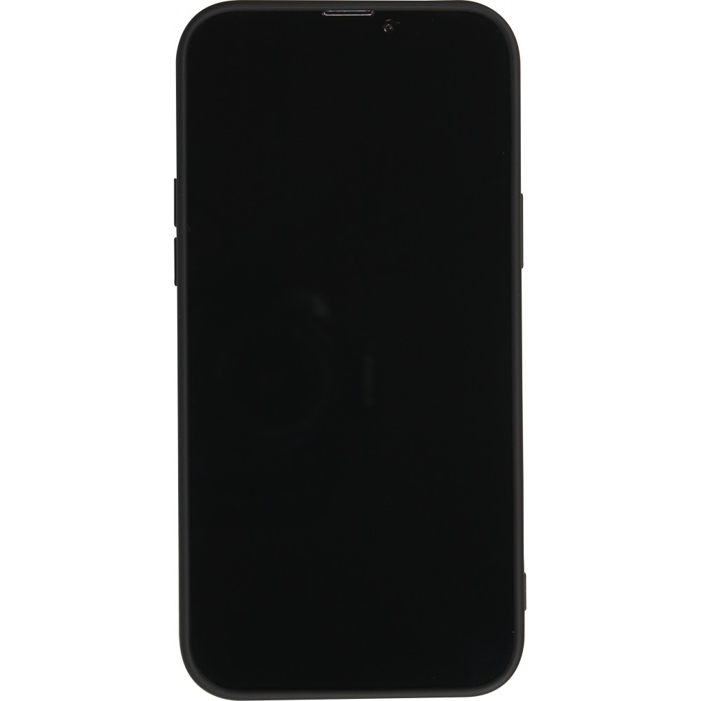 Coque iPhone 13 Pro Max - Soft Touch Porte-carte - Noir