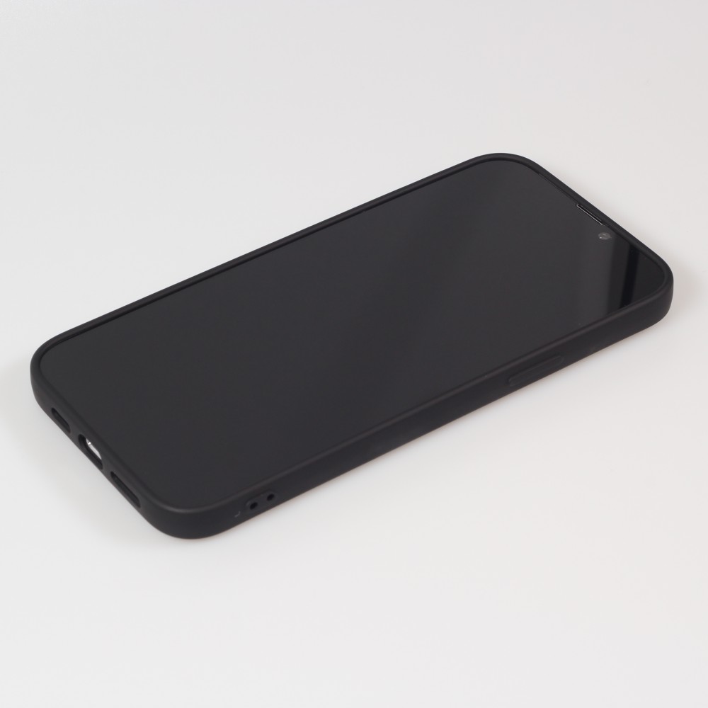 Coque iPhone 13 Pro Max - Soft Touch Porte-carte - Noir