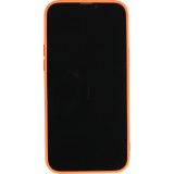iPhone 13 Pro Max Case Hülle - Soft Touch Kartenhalter - Orange