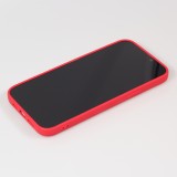 Coque iPhone 13 Pro Max - Soft Touch Porte-carte - Rouge