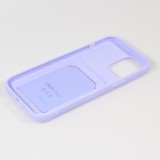 Coque iPhone 13 Pro Max - Soft Touch Porte-carte - Violet