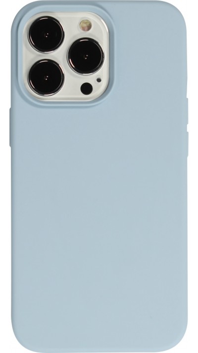 Coque iPhone 13 Pro Max - Soft Touch - Bleu clair