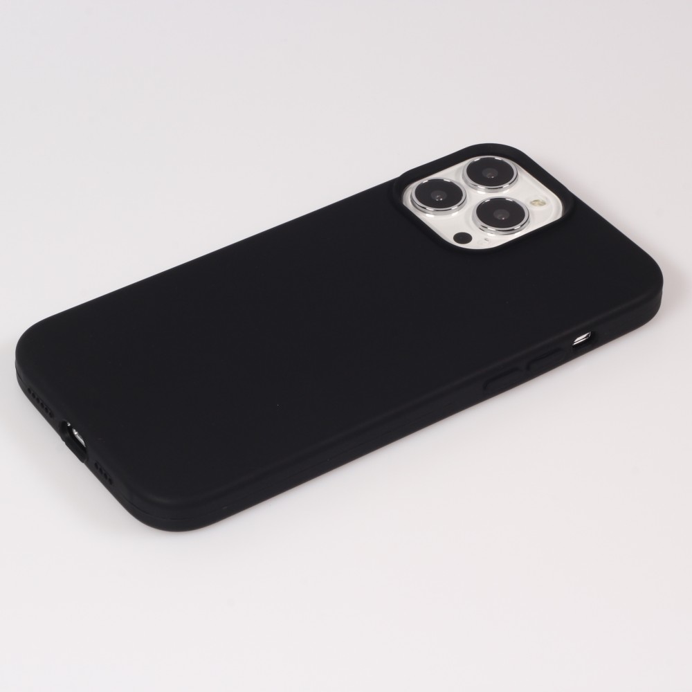 Hülle iPhone 13 Pro Max - Soft Touch - Schwarz