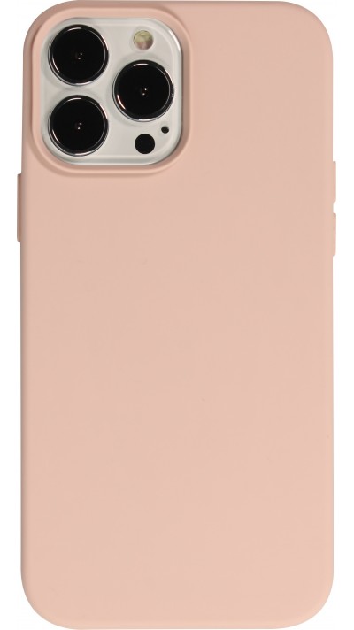 Coque iPhone 13 Pro Max - Soft Touch rose pâle