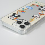 Coque iPhone 13 Pro Max - silicone bumper avec coins renforcés miroir - Cute Panda