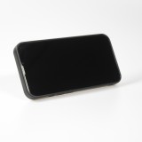 iPhone 13 Pro Case Hülle - Perlmutt Schmetterling Strass mit Videounterstützung - Weiss