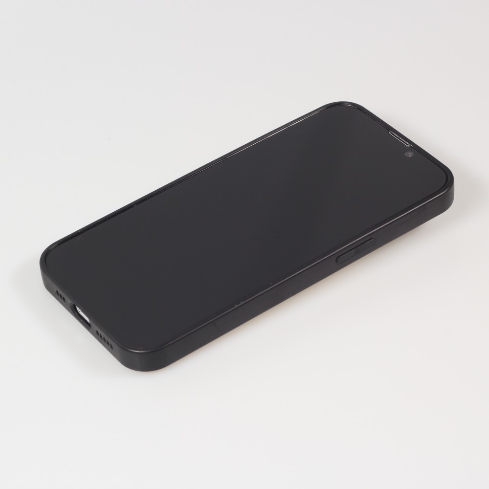 iPhone 13 Pro Case Hülle - Perlmutt Schmetterling Strass mit Videounterstützung - Violett
