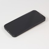 iPhone 13 Pro Case Hülle - Perlmutt Schmetterling Strass mit Videounterstützung - Violett