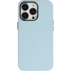 iPhone 13 Pro Max Case Hülle - Qialino Echtleder (MagSafe kompatibel) - Hellblau