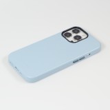 iPhone 13 Pro Max Case Hülle - Qialino Echtleder (MagSafe kompatibel) - Hellblau