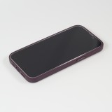 Coque iPhone 13 Pro - Qialino cuir véritable (compatible MagSafe) - Violet