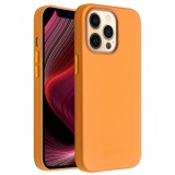 iPhone 13 Pro Max Case Hülle - Qialino Echtleder (MagSafe kompatibel) - Orange