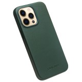 iPhone 13 Pro Max Case Hülle - Qialino Echtleder (MagSafe kompatibel) grün