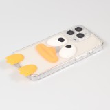 Coque iPhone 13 Pro Max - Silicone 3D canard - Transparent