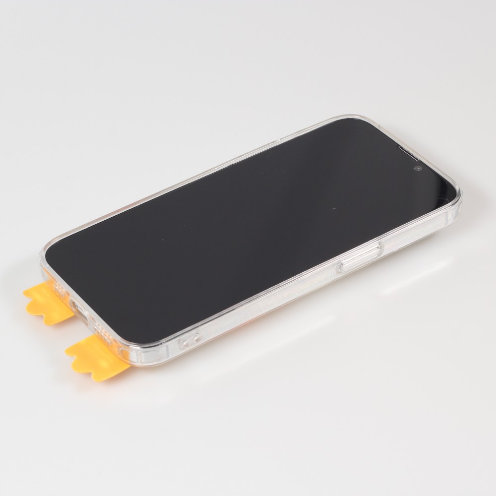 iPhone 13 Pro Max Case Hülle - 3D-Silikon Ente - Transparent