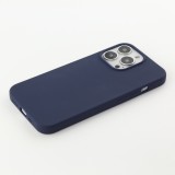 iPhone 13 Pro Max Case Hülle - Silikon Mat dunkelblau