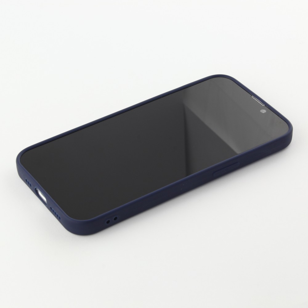 Coque iPhone 13 Pro Max - Silicone Mat - Bleu foncé