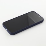 iPhone 13 Pro Max Case Hülle - Silikon Mat dunkelblau
