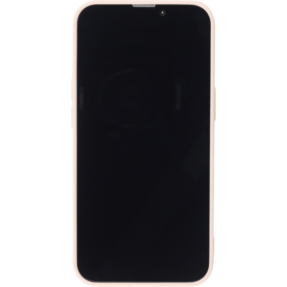 iPhone 13 Pro Max Case Hülle - Silkon Mat hell- Rosa