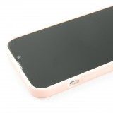 Coque iPhone 13 Pro Max - Silicone Mat - Rose clair