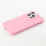 Coque iPhone 13 Pro Max - Silicone Mat - Rose foncé
