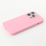Coque iPhone 13 Pro - Silicone Mat - Rose foncé
