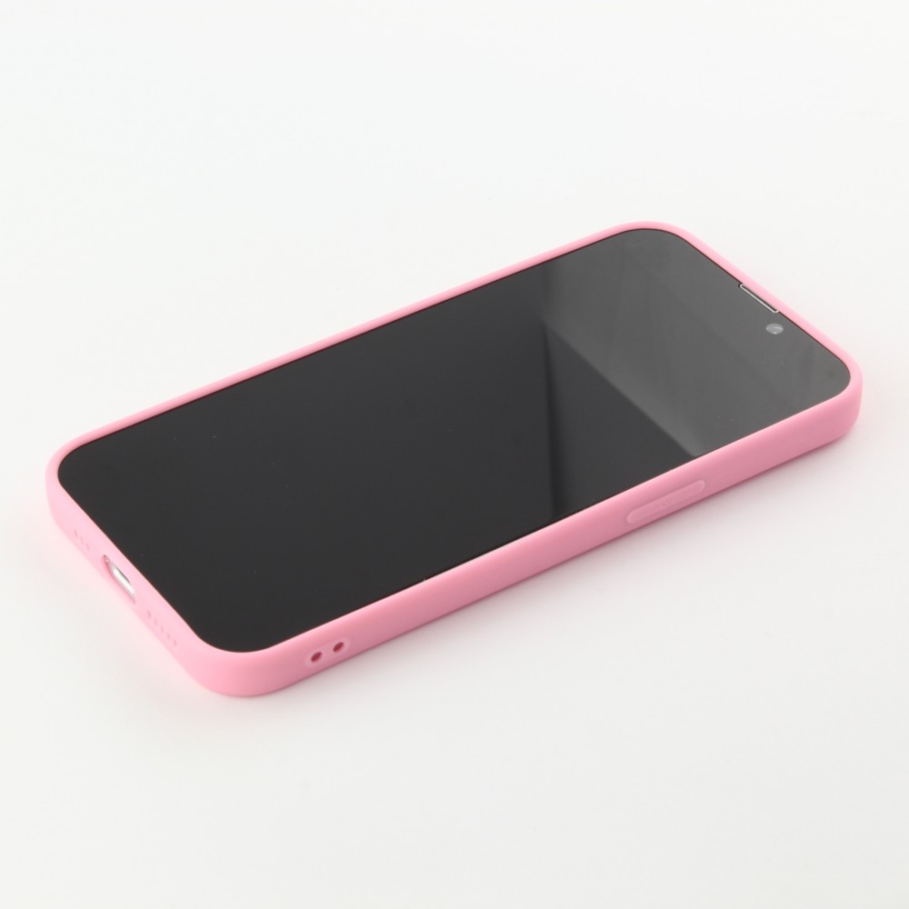Coque iPhone 13 Pro - Silicone Mat - Rose foncé