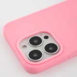 Coque iPhone 13 Pro - Silicone Mat - Rose foncé