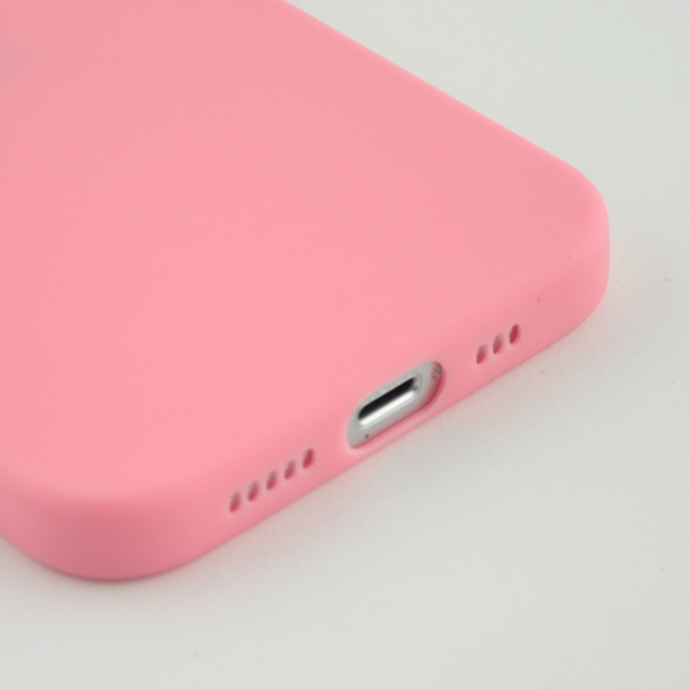 Coque iPhone 13 Pro Max - Silicone Mat - Rose foncé