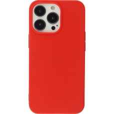 Coque iPhone 13 Pro Max - Silicone Mat - Rouge