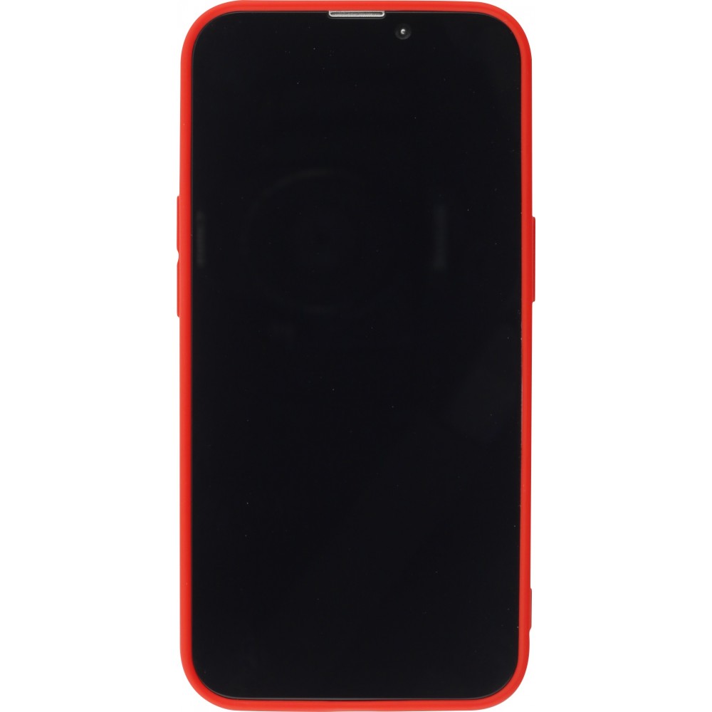 iPhone 13 Pro Max Case Hülle - Silikon Mat  - Rot