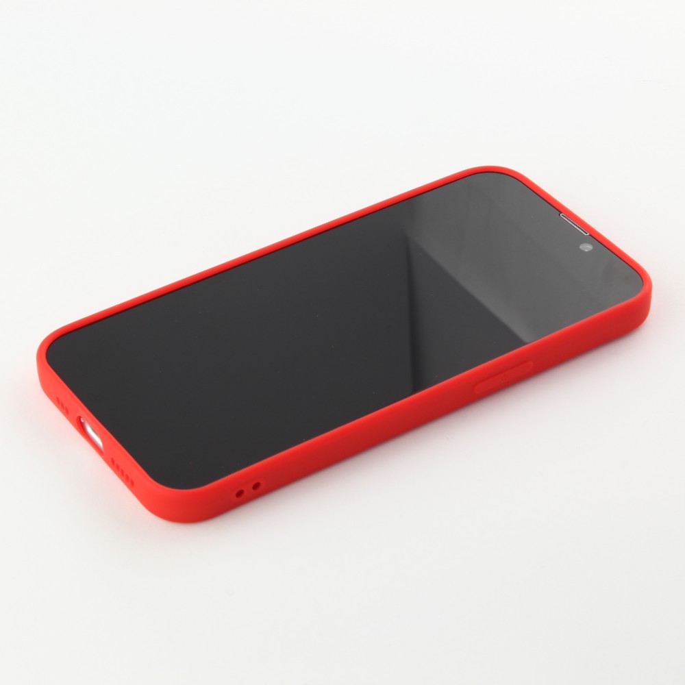 Coque iPhone 13 Pro Max - Silicone Mat - Rouge