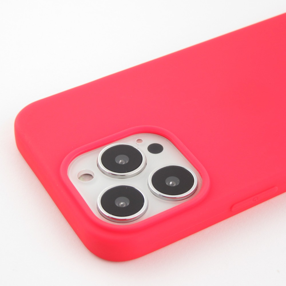 Coque iPhone 13 Pro Max - Silicone Mat - Rouge