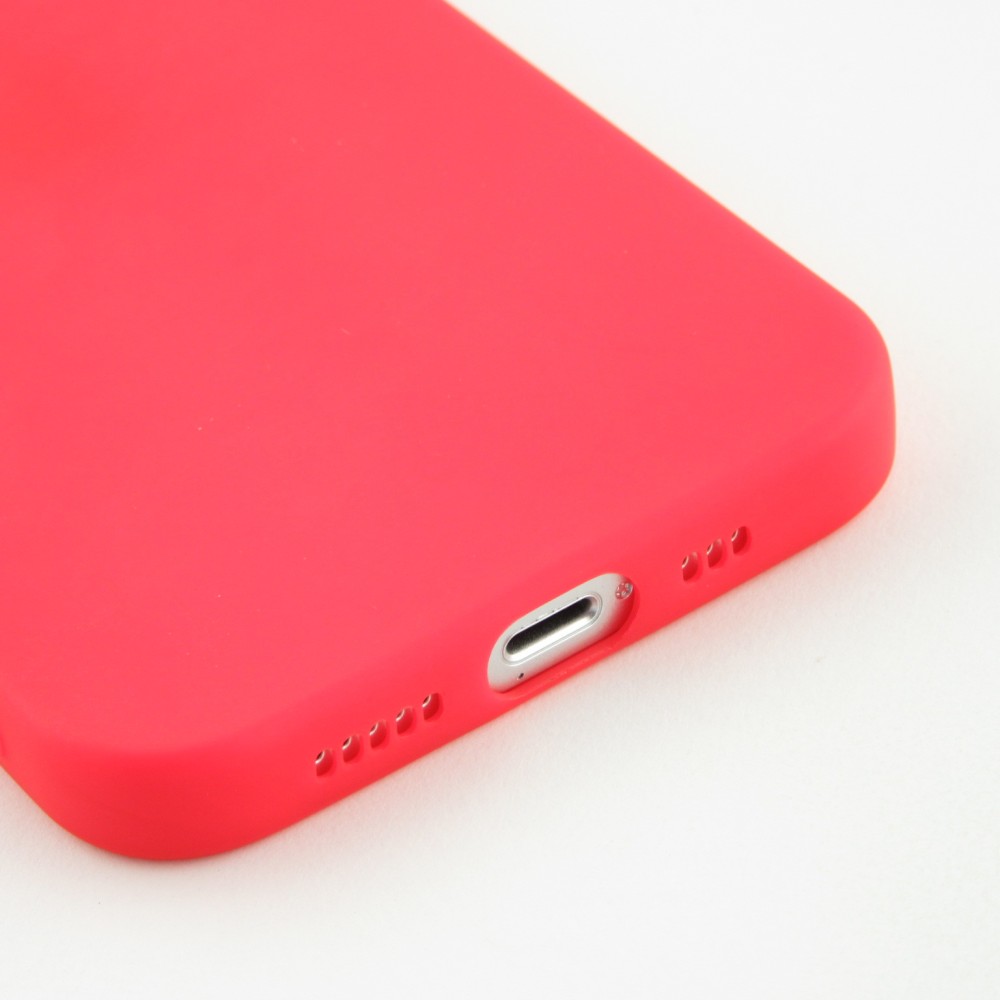 iPhone 13 Pro Max Case Hülle - Silikon Mat  - Rot