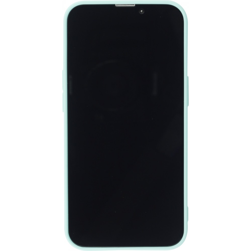 Coque iPhone 13 Pro Max - Silicone Mat - Turquoise