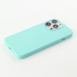 Coque iPhone 13 Pro Max - Silicone Mat - Turquoise