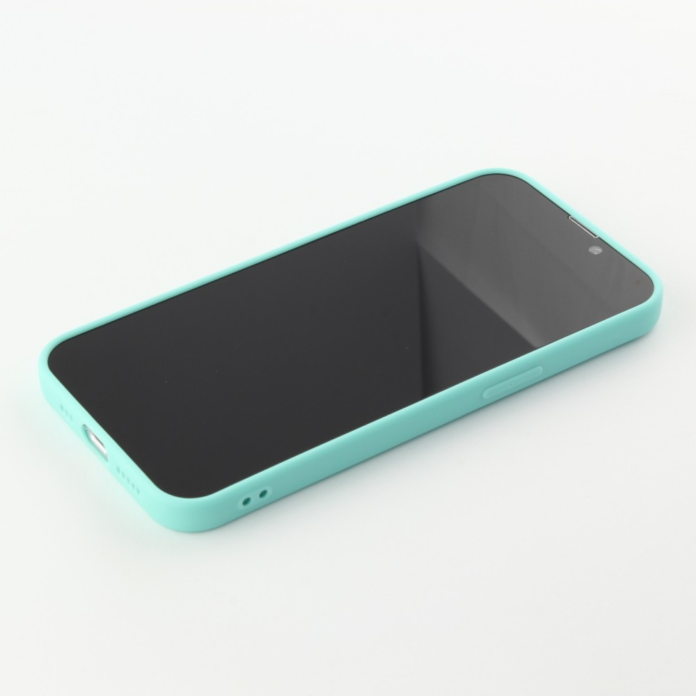 Coque iPhone 13 Pro Max - Silicone Mat - Turquoise