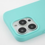 Coque iPhone 13 Pro Max - Silicone Mat - Turquoise