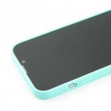 Coque iPhone 13 Pro Max - Silicone Mat - Turquoise