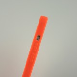 Coque iPhone 13 Pro - Silicone avec lanière et crochet - Orange