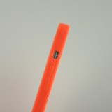 Coque iPhone 13 Pro Max - Silicone avec lanière et crochet - Orange