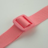 iPhone 13 Pro Case Hülle - Silikon mit Kordel und Haken - Rosa