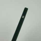 Coque iPhone 13 Pro - Silicone avec lanière et crochet - Vert foncé