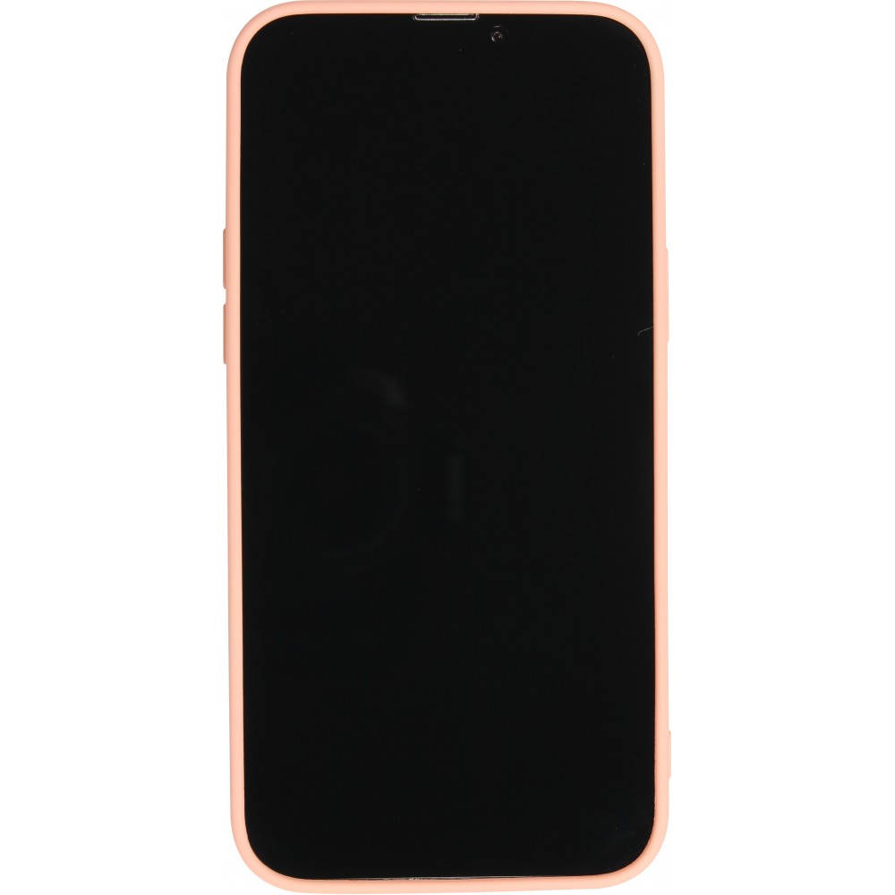 Coque iPhone 13 Pro Max - Soft Touch Porte-carte - Rose clair
